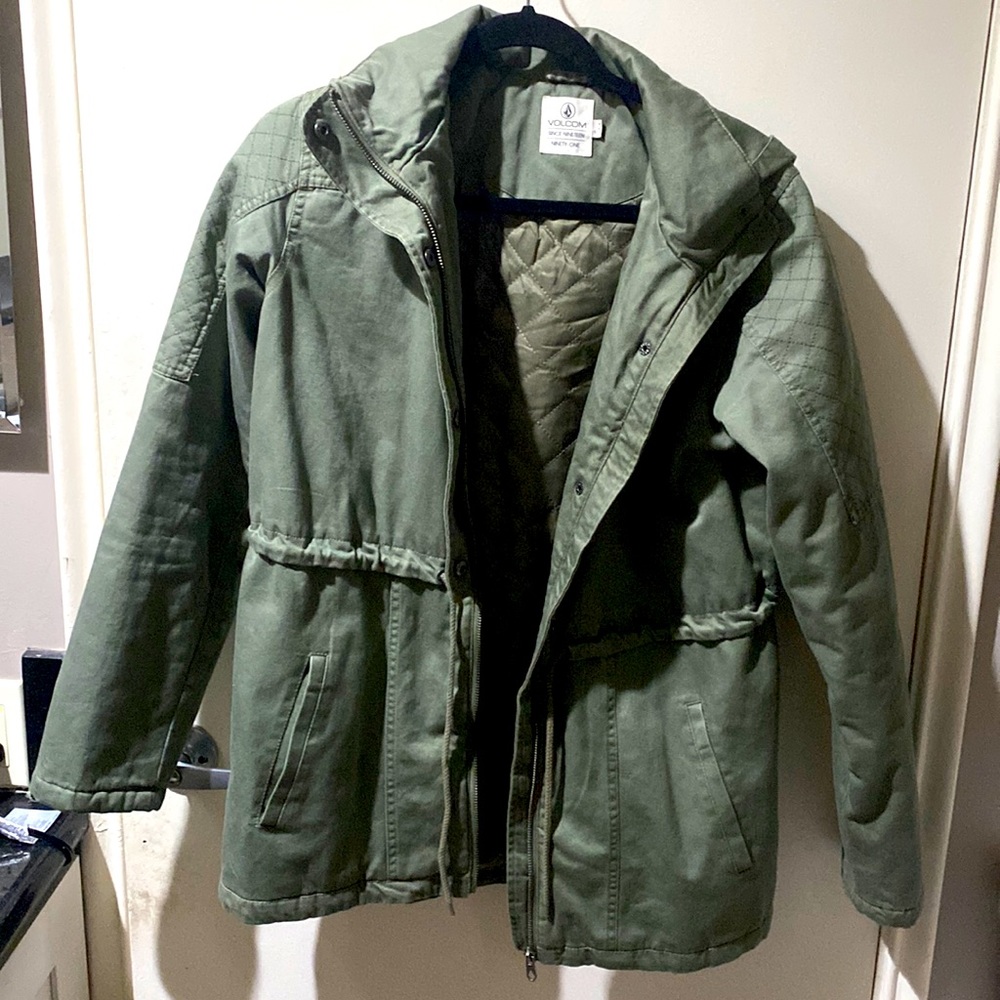 Volcom “True To This” Jacket, Army Green. Worn On… - image 1